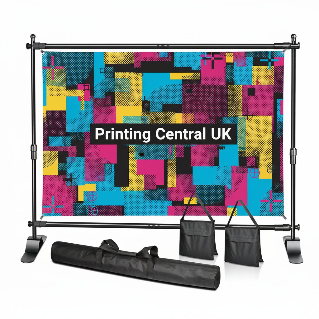 10ft Backdrop Banner Stand