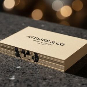 Business card printing UK 400gsm silk laminated