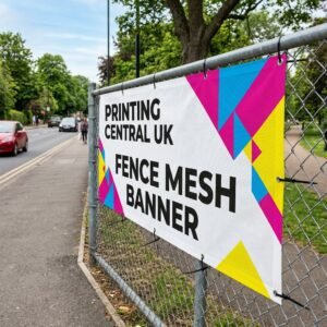 Fence mesh banner printing UK