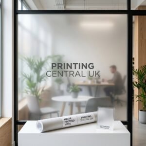 Matte vinyl stickers custom printing UK