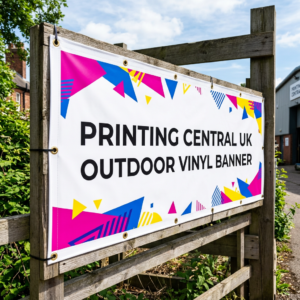 Standard vinyl banner printing UK